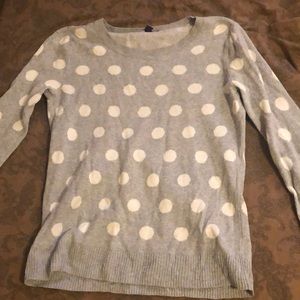 Polka dot sweater